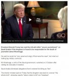 President Trump promises severe punishment if Saudi Arabia is found to have murdered journalis...JPG