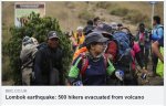 Lombok earthquake Trapped hikers descend quake.JPG