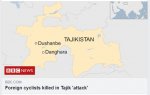 Tajikistan 'attack' leaves four foreign cyclists dead.JPG