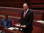 Australian MPs condemn Fraser Anning for 'final solution' Muslim ban speech.JPG
