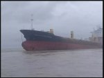 'Ghost ship' with no one on board runs aground on Myanmar coast.JPG